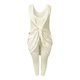 thumbnail image 4 of Gibobby pantalones holgados de oficina Mono juvenil y de moda de color sólido de talla grande para mujer para ir a la oficina(Beige， L), 4 of 5