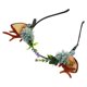 thumbnail image 5 of Diadema navideña con forma de cuernos, adorno floral para el cabello, tocado de fiesta para niñas (Patrón 1), 5 of 7