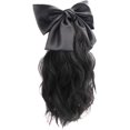 thumbnail image 1 of Yanonmyfd Fashion Curly Hair Clip on Ponytail Extensions Updohair Jaw Synthetic Fountain Wigs Girl Decors Natural, 1 of 11