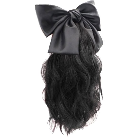 Yanonmyfd Fashion Curly Hair Clip on Ponytail Extensions Updohair Jaw Synthetic Fountain Wigs Girl Decors Natural