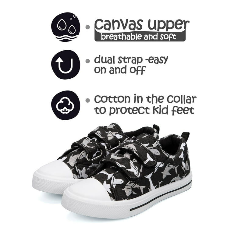 SHARK CANVAS SHOES - KIDS SHARK CANVAS SHOES - KIDS