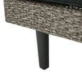 thumbnail image 4 of Tonga Outdoor Wicker Sofa Set with Dark Grey Water Resistant Cushions, Mixed Black, 4 of 6