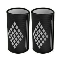 1 Pair Women Sports Wristband Compression Sleeve Elastic Sweat Absorption Breathable Anti-slip Tennis Sports Tendonitis Wrist Brace Wrist Supports Wrist Wraps -Black,S