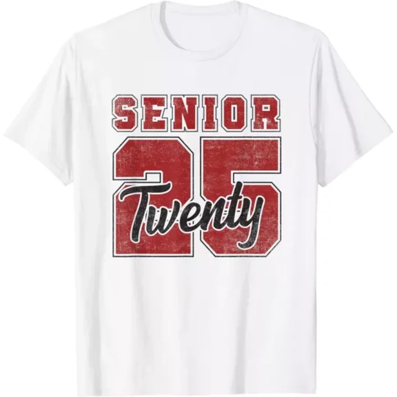 Senior 2025 Graduation Class Of 2025 Back To School Gift T-Shirt Unisex S-5XL Hot Trending Shirt, Vintage Birthday Gift