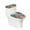 Winter Puppies, variant on HELLHERO Toilet Lid Cover Set U-Shaped Elastic Bottom Machine Washable for Bathroom Supplies