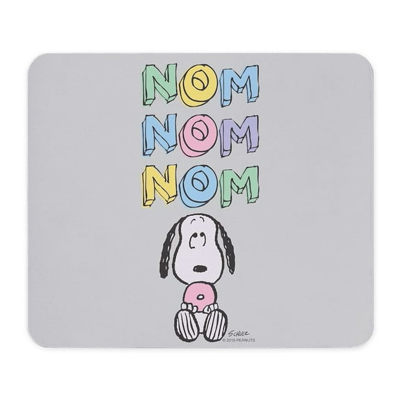 CafePress - Snoopy Nomnomnom Full Bleed Mousepad - Non-slip Rubber Mousepad, Gaming Mouse Pad