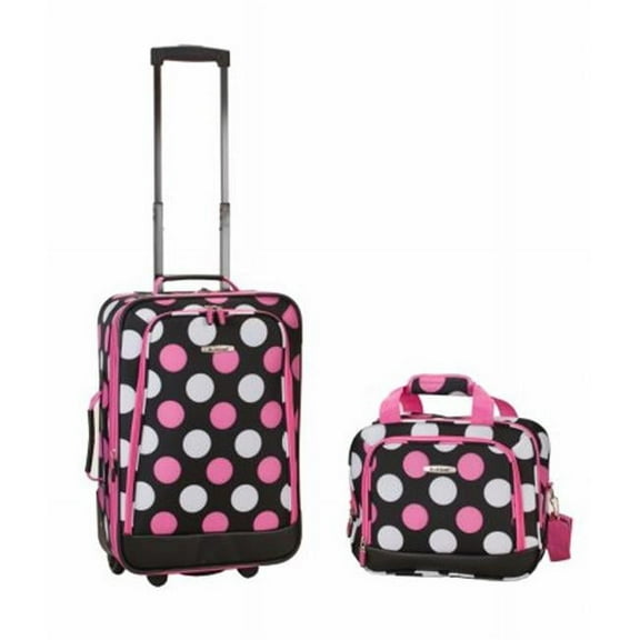 Rockland Fashion Softside Upright 2 Piece Luggage Set F102