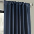 thumbnail image 2 of Half Price Drapes Nocturne Blue Room Darkening Curtains for Bedroom (1 Panel), 50W X 120L, 2 of 6