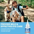 All Pets Sterile Eye Wash Drops Medicine Gentle Rinse Treatment for