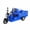 Blue, variant on 2.4G Remote Control Tricycle Model, Alloy Sound and Light Toy Car, Simulation Delivery Truck with Liftable Cargo Bed, Blue RC Vehicle