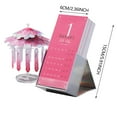2025 Tear Off Weekly Calendar Creative Desktop Decoration Combining