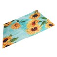 thumbnail image 4 of Funda de edredón de fibra de poliéster, funda de almohada estampada con estampado de flores, juego de funda nórdica para el dormitorio del hogar 220x240cm/86,6x94,5 pulgadas, 4 of 8