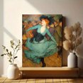 thumbnail image 6 of Vintage Moulin Rouge Dancer Canvas Wall Art, French Paris Cafe Bohemian Living Room Decor, 6 of 8