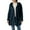 Z6-Navy, variant on Cnbwig Cardigan for Womens Sweater Hooded Overcoat Knitted Thick Striped Printed Button Up Plus Size Mid-Length Outwear Coat Jacket Sweaters Fashion Ladies Cardigans A-Blue L