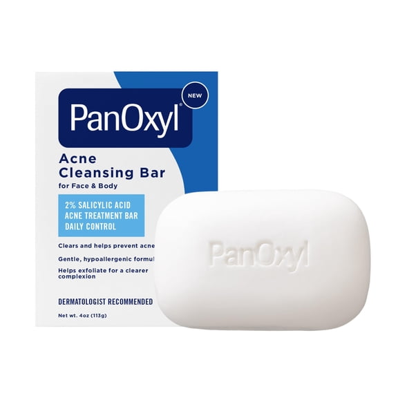 Barra de limpieza para el acné PanOxyl 113 g 2 % Ácido Salicílico