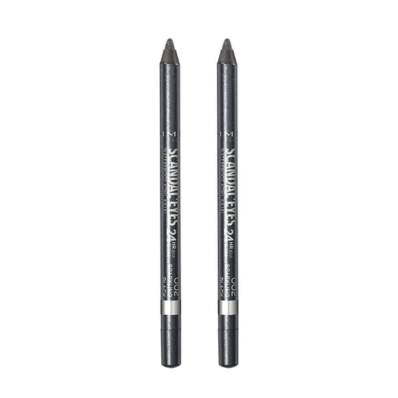 Rimmel Scandaleyes Waterproof Kohl Kajal Liner Black 0.04 Ounce (Pack of 2)