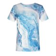 thumbnail image 6 of Aloohaidyvio Tops,Womens Casual Loose Floral Print Crewneck Printed Short Sleeve T-Shirt Tops, 6 of 6