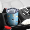 thumbnail image 5 of 20 Oz Kirky Hasky Dalmatian Coffee Tumbler Double Wall Insulated Stainless Steel Water Bottle | Metal Reusable Thermoses Flask with Cup Cap | Leak & Sweat Proof with Anti-Dust Lid, 5 of 7
