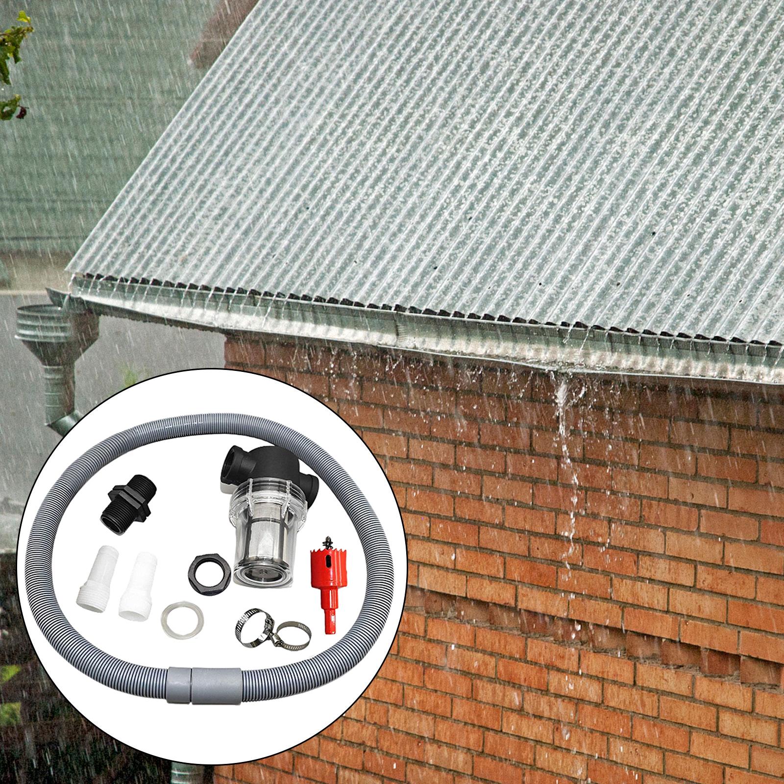 Rainwater Collection System, Rain Barrel Diverter Kits, Easily Connects