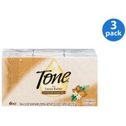 Tone Original Scent W/Cocoa Butter 4.25 oz Soap 6 ct (Pack of 3)