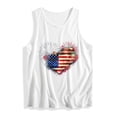 thumbnail image 6 of Lydpxz Womens 4th of July Tank Tops Casual Patriotic American Flag Graphic Tees Loose Fit Sleeveless T Shirts Camisole Athletic Crew Neck Tanks, 6 of 6