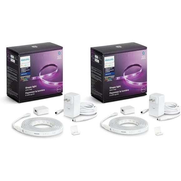 Tira de luces LED inteligentes Philips Hue Plus, paquete de 2 unidades, 1,8 m RGB