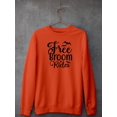 thumbnail image 3 of Free Broom Rides. Sweatshirt Women -Image by Shutterstock, Female XX-Large, 3 of 4