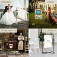 thumbnail image 5 of Metal Wedding Sign Stand, Frame for Ceremony Welcome Sign, Photo Display, Event Decor, 5 of 5
