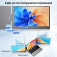 thumbnail image 4 of Monitor portátil KYY Triple 14" FHD 1080P USB-C para portátil, 4 of 9