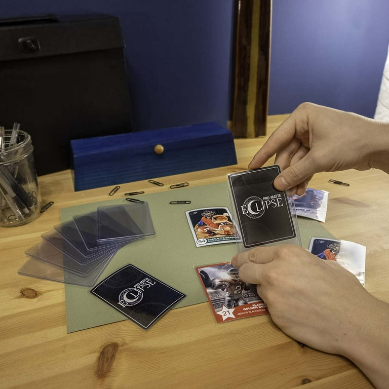 Hard Plastic Card Holder 25 Sleeves for Baseball Card Topload Display  Supplies..