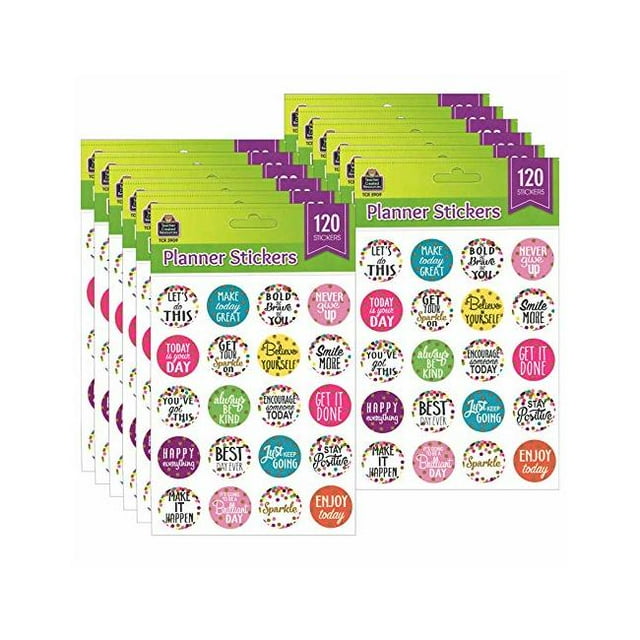 TEACHER CREATED RESOURCES (12 PK) CONFETTI WORDS TO INSPIRE 5909BN
