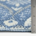thumbnail image 6 of Mainstays 5'x7' Blue Medallion Plastic Outdoor Rug, 6 of 8