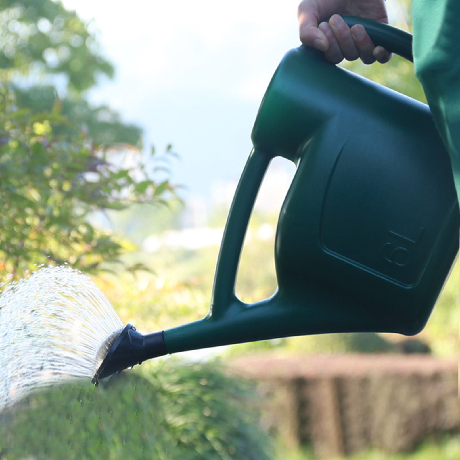 Small Watering Can for Indoor - 0.8 Gallon (3L) Water Pot with Long Spout & Detachable Sprinkler Head - Lightweight Gardening Can for Houseplants, Flowers & Balcony Gardens