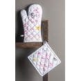 thumbnail image 5 of Maison d' Hermine Blossom in Spring 100% Cotton Easter Set of Oven Mitt (7.5 Inch by 13 Inch) and Pot Holder (8 Inch by 8 Inch) for BBQ | Cooking | Baking | Grilling | Barbecue | Spring/Summer, 5 of 5