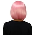 thumbnail image 6 of HPO AdultWomen's Bob Wig | Cosplay Party Halloween Wig | Multiple Color Options | Premium Breathable Capless Cap, 6 of 105