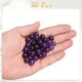 thumbnail image 3 of Uxcell 50 piezas de cuentas de piedra natural de 10 mm, cuentas de cristal púrpura redondas sueltas genuinas y suaves para hacer joyas, pulseras, collares, aretes, bricolaje, 3 of 7