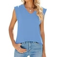 thumbnail image 5 of SLADYGLO Women V Neck Sleeveless Tank Top, 5 of 7