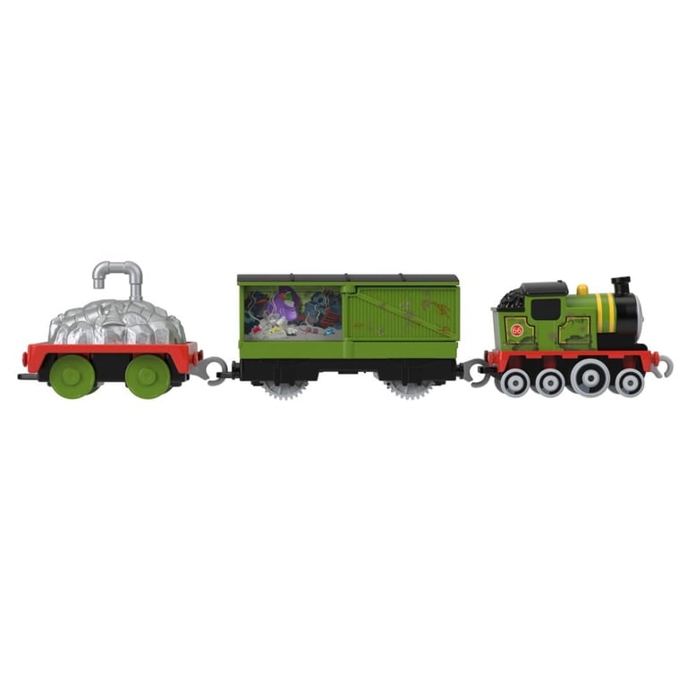 Thomas and Friends, Push Along Whiff Recycling Race Toy Track, 7+