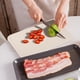 thumbnail image 4 of Tabla de cortar de doble cara, tabla de cortar de acero inoxidable, tabla de cortar de cocina para frutas, carnes y verduras, 4 of 7