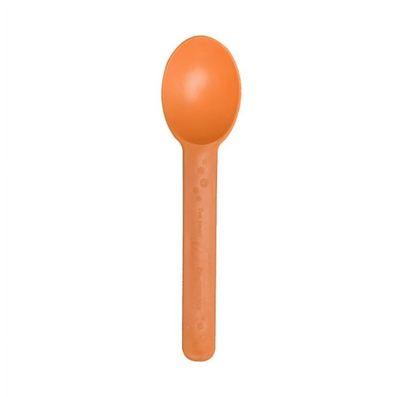 Karat Earth Heavy Weight Bio-Based Spoons - Tangerine Orange - 1,000 ct