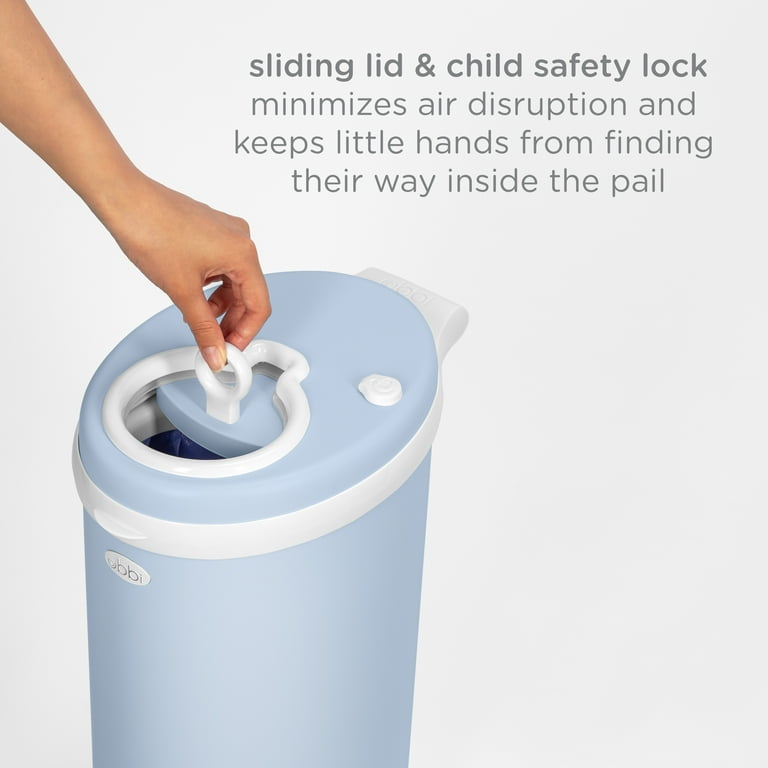 Free Shipping! Ubbi Stainless Steel Diaper Pail with Odor