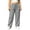 Gray1, variant on yillto Women Plus Size Pant Wide Leg Elastic Waist Drawstring Loose Pants Trousers with Pockets