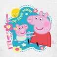 thumbnail image 3 of CafePress - Peppa Pig: My Little Sister Kids T Shirt - Light Classic Kids Graphic, Short Sleeve T-Shirt, Sizes XS-XL, 3 of 4