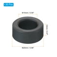 thumbnail image 2 of Unique Bargains Ferrite Toroid Core, Toroid Core 1' ODx0.6' IDx0.5' H, Black 30 Pack, 2 of 5