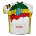 thumbnail image 2 of Ethiopia Flag Short Sleeve Cycling Jersey  for Women - Size 2XL, 2 of 3