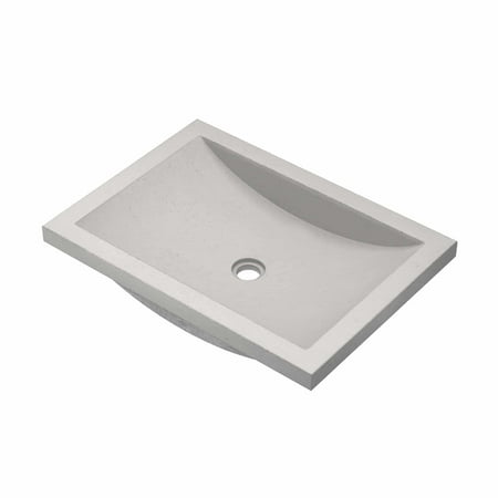 Native Trails Nsl2014 Nativestone 20-3/4  Rectangular Concrete Undermount Bathroom Sink -