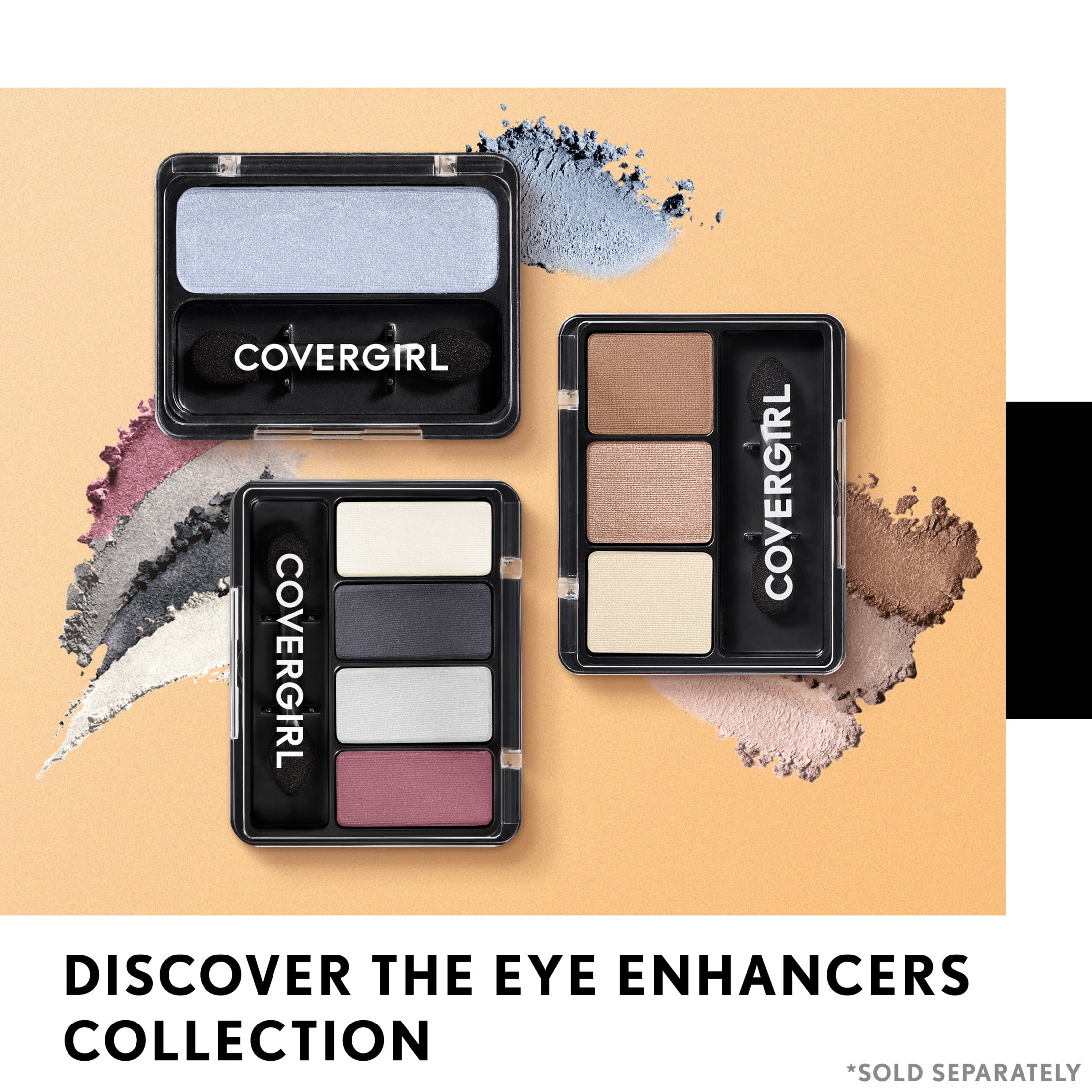 COVERGIRL Eye Enhancers 1-Kit Eyeshadow, 710 Champagne, 0.09 oz, Mono Shadows, Eyeshadow, Eyeshadow Makeup, Shimmer Eyeshadow, Versatile Eyeshadow, Silky Formula