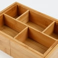 thumbnail image 4 of Lipper International 8191 Bamboo Expandable Organizer, 5-compartments, 4 of 7