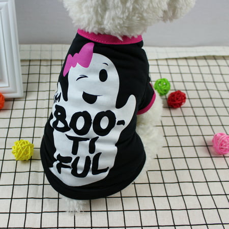 Cool Halloween Cute Pet T Shirts Clothing Small Puppy