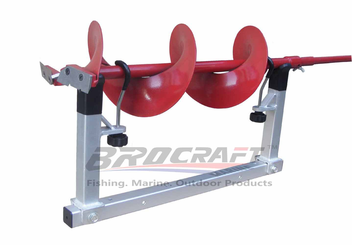 BroCraft Ice Auger Mount For ATV, Snowmobile, UTV / Ice Auger Carrier